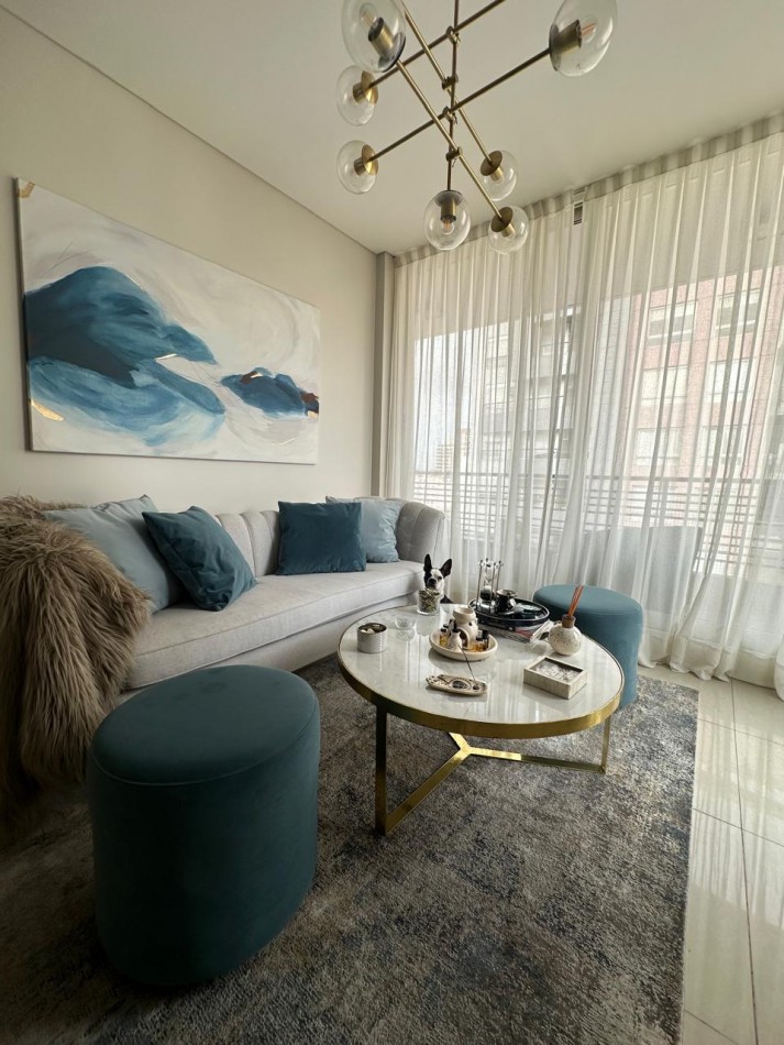 **u$s 155.000.-** - IMPECABLE DEPARTAMENTO DE 3 AMB. AL FRENTE C/COCHERA (Muy Amplia) - PISO ALTO CON PALIER PRIVADO - CARLOS GARDEL AL 100